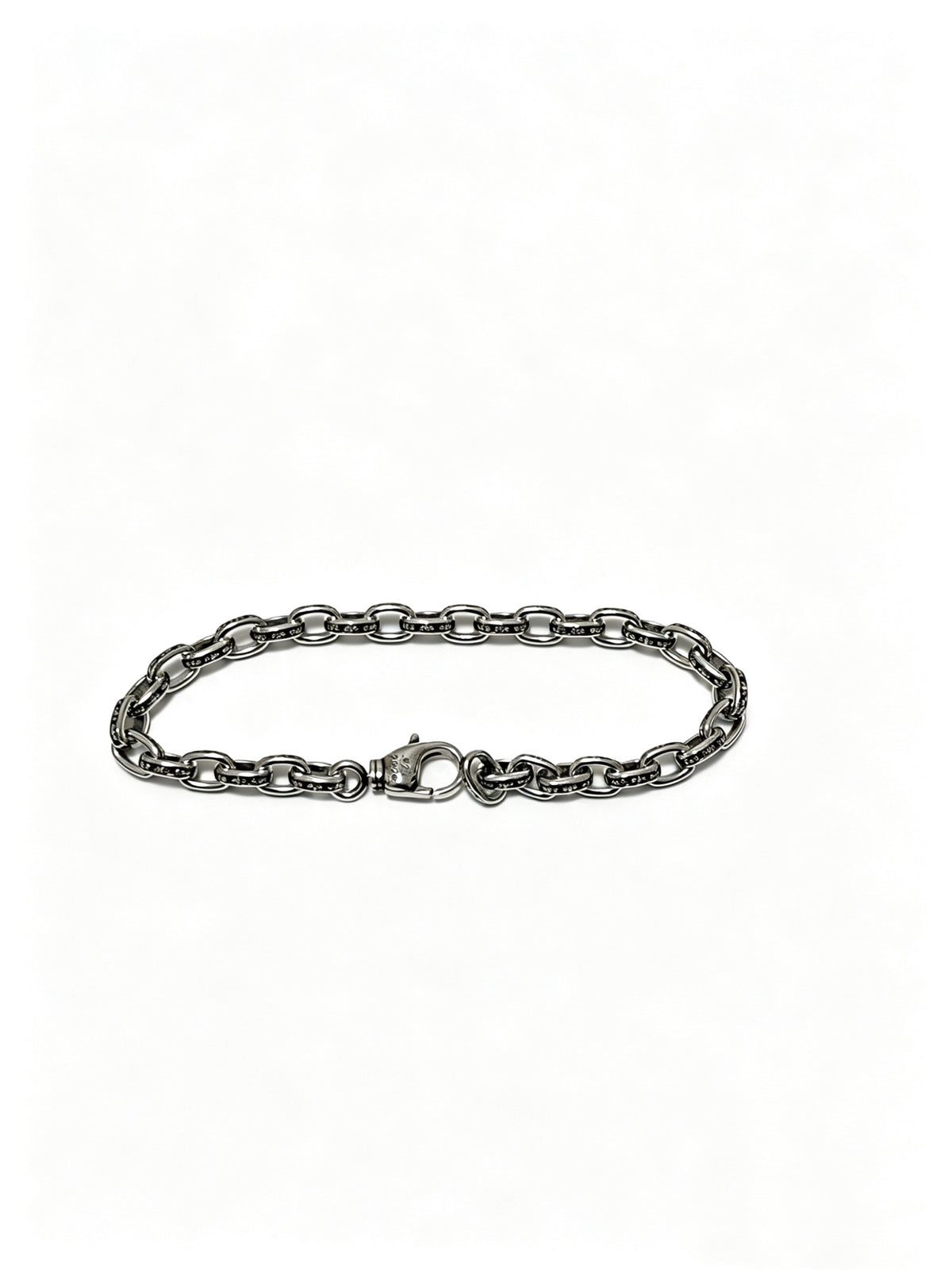 Signature Emblem Bracelet in Polished Metal-Tone – Design 013 main product view