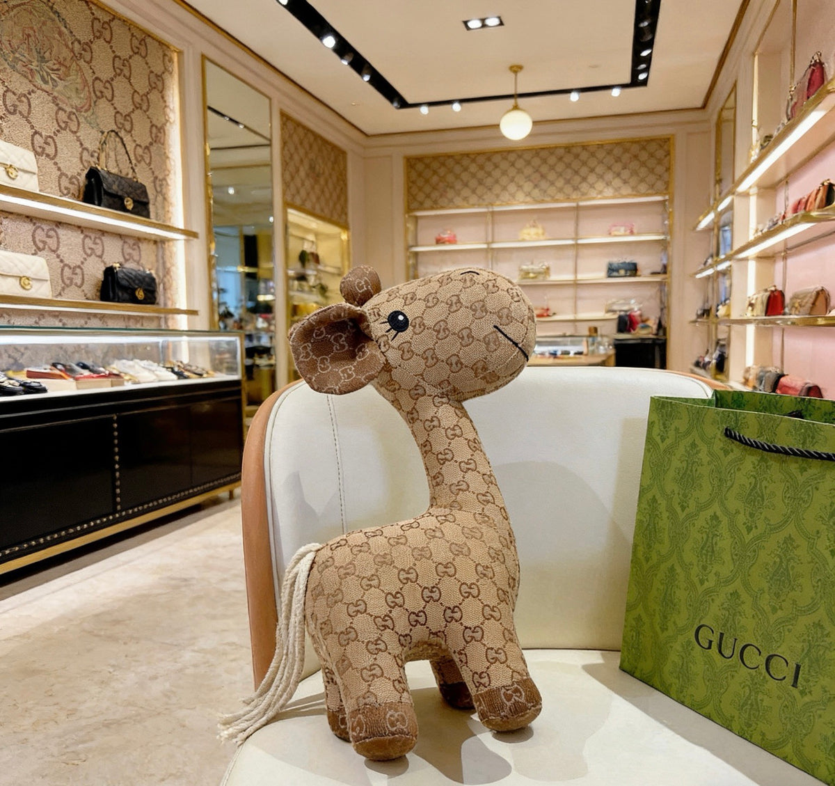 Geometric Emblem Jewelry Accessory in Polished Metal-Tone – Design 005 styled product view