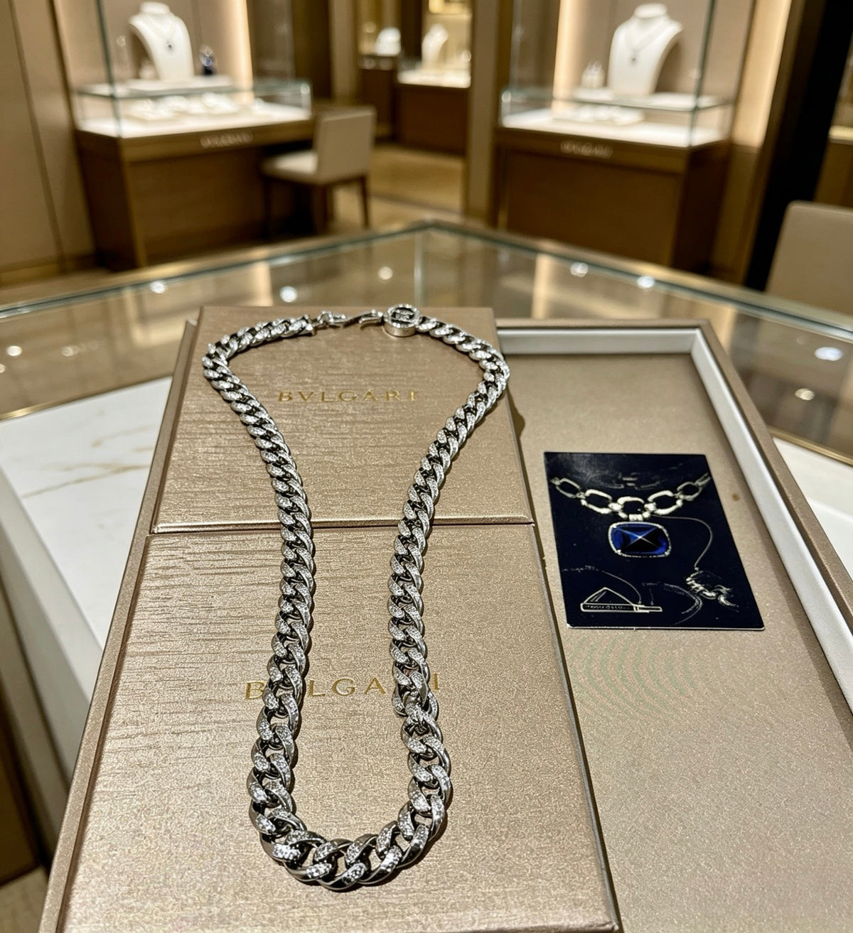 Martin Graham pendant necklace in polished metal-tone – main product view