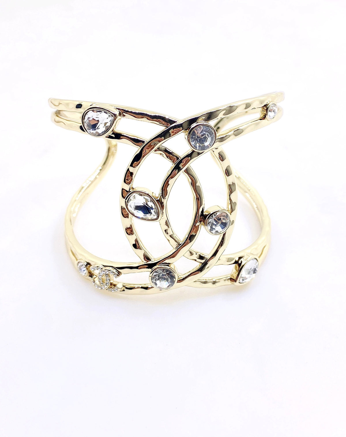 Signature Emblem Bangle in Gold-Tone – Design 001 main product view