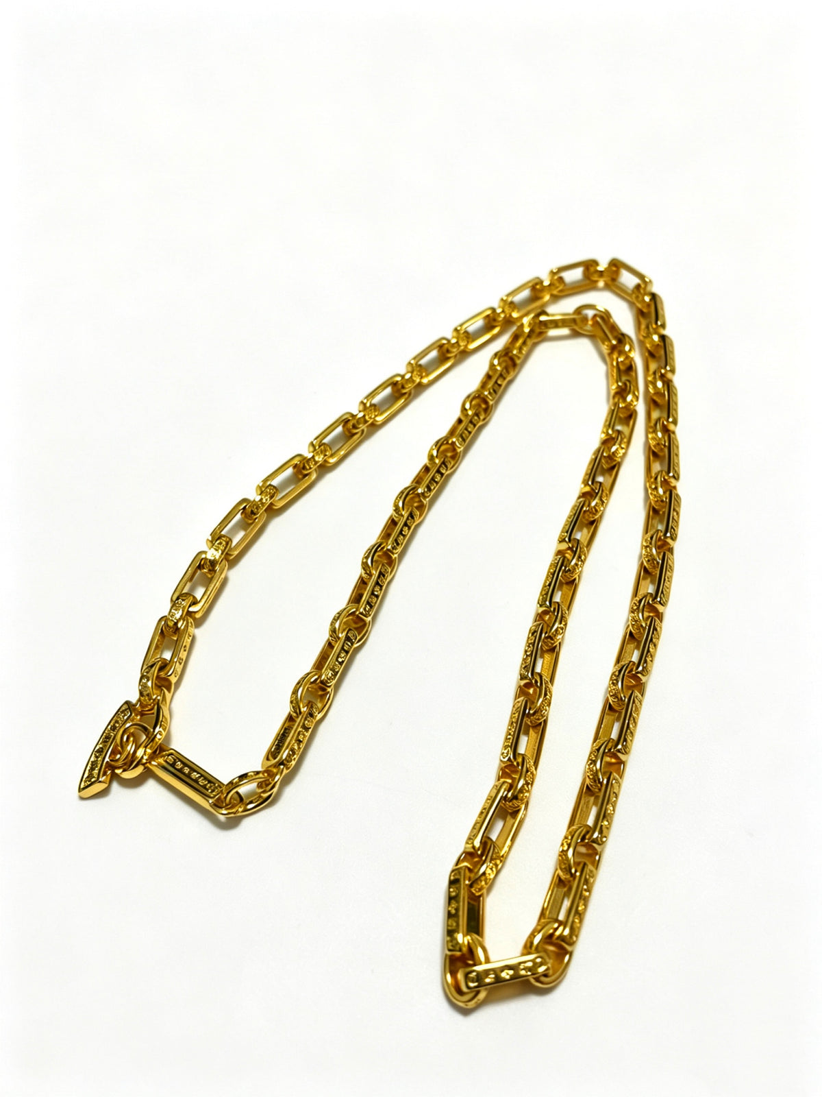 Cross Pendant Necklace in Antique Silver-Tone – Design 03 detail view