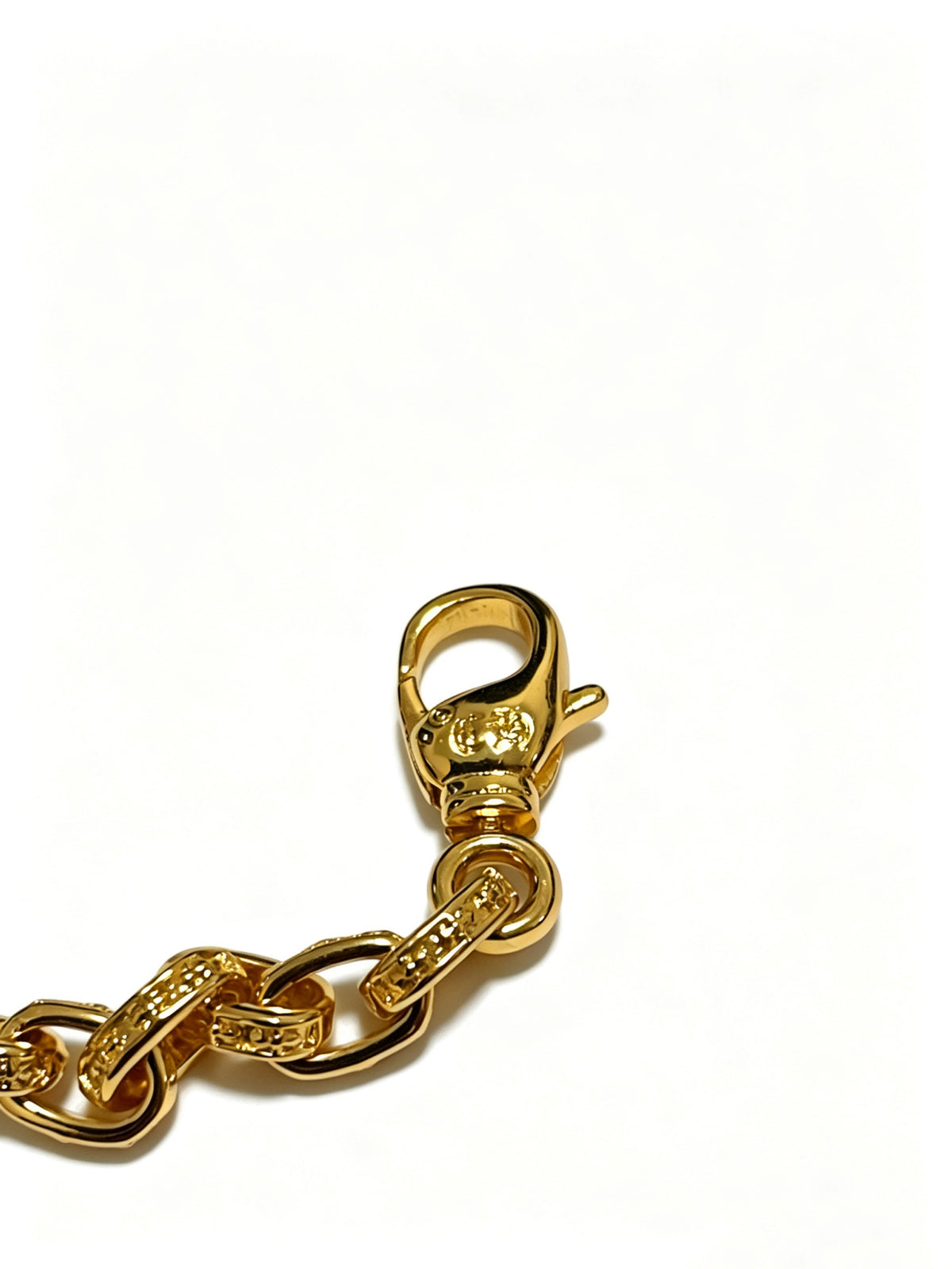 Cross Cuban-Link Bracelet in Antique Silver-Tone – Cuban Link – Design 08 styled product view