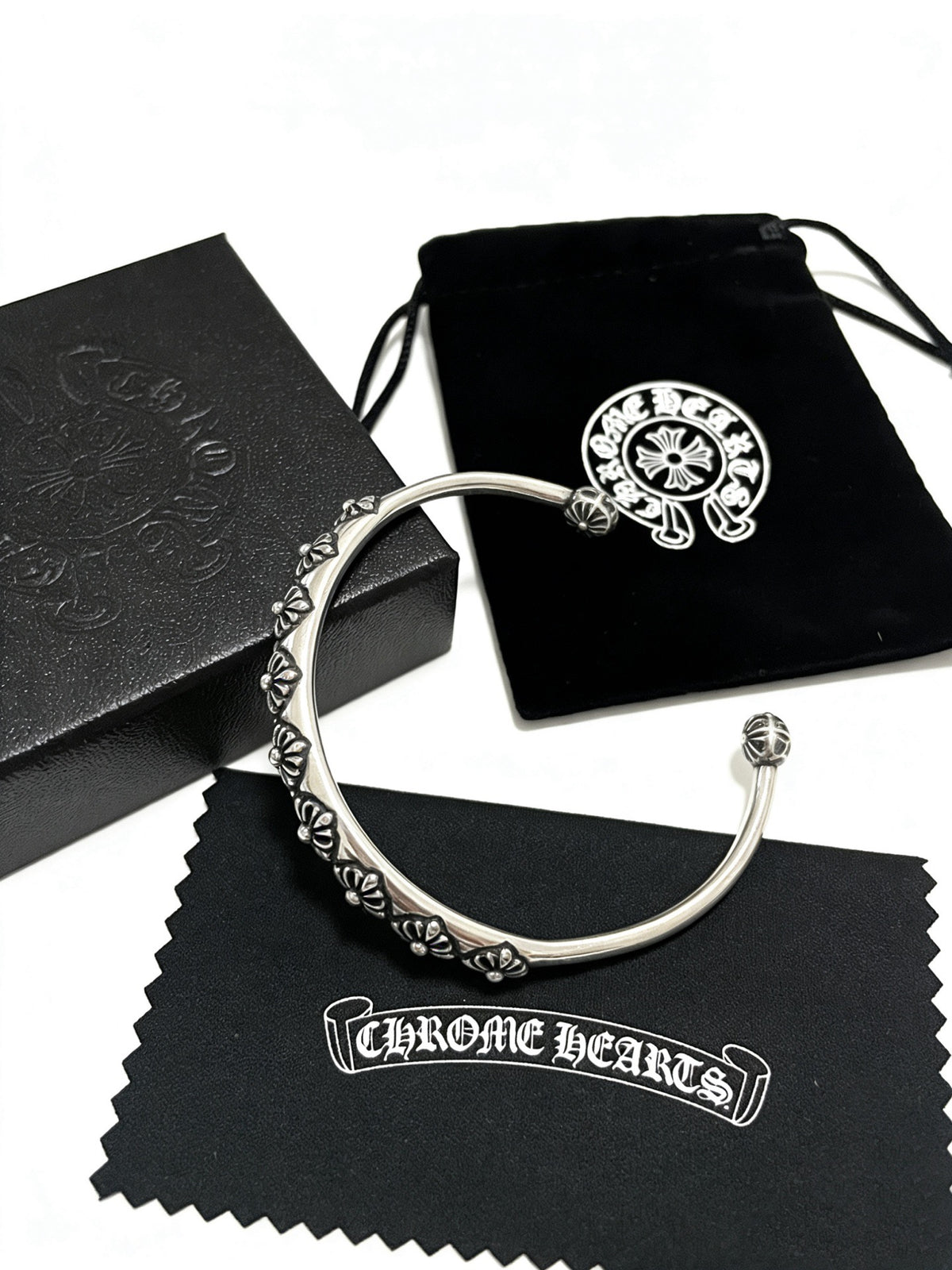 Cross Statement Bracelet in Metal-Tone – Design 05 main product view