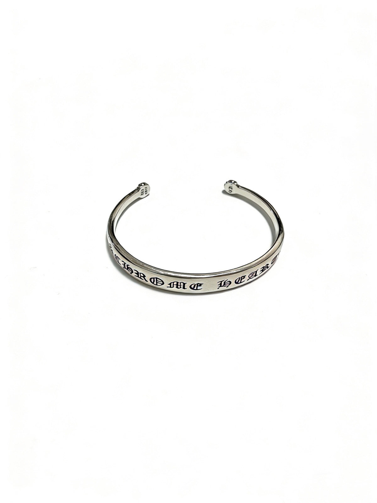 Signature Emblem Bangle in Polished Metal-Tone – Design 009 main product view