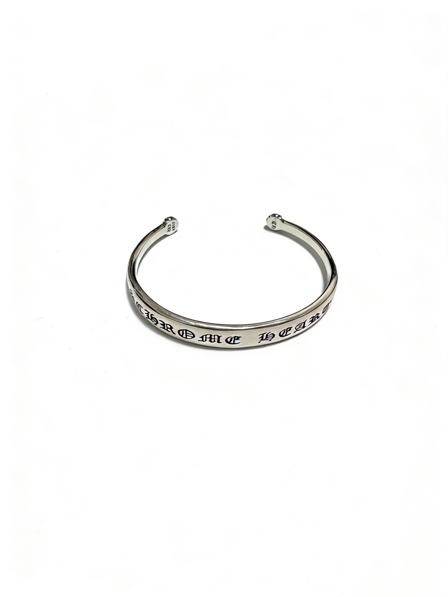 Signature Emblem Bangle in Polished Metal-Tone – Design 009 main product view