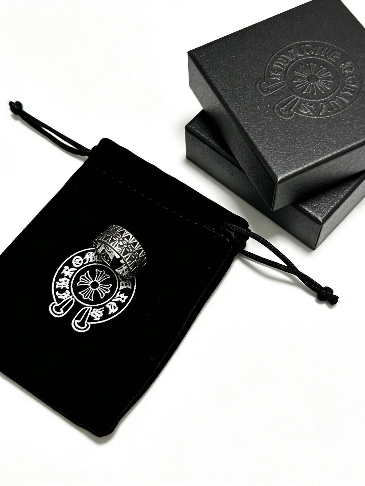 Cross Statement Ring in Metal-Tone – Design 14 close-up detail