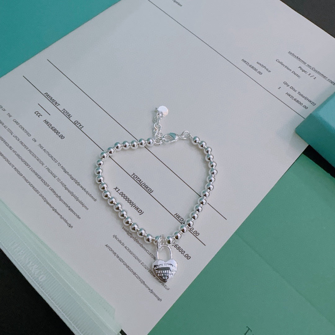 Signature Motif Bracelet in Silver-Tone – Vintage Detail – Design 12 styled product view