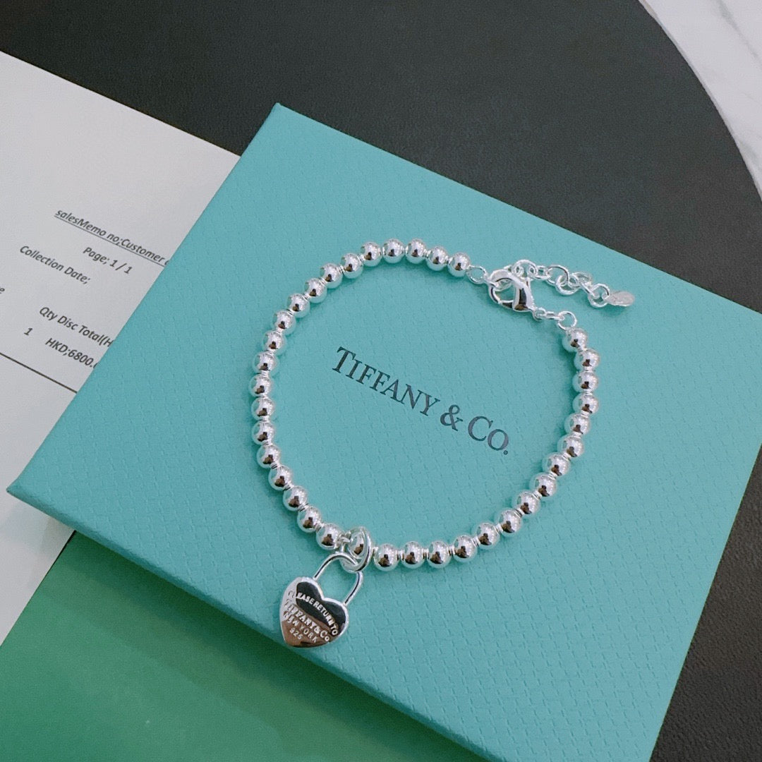 Signature Motif Bracelet in Silver-Tone – Vintage Detail – Design 12 front product view