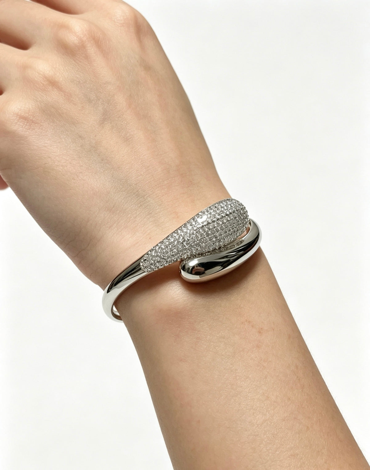 Sculptural Statement Bracelet in Gold-Tone – Design 21 main product view