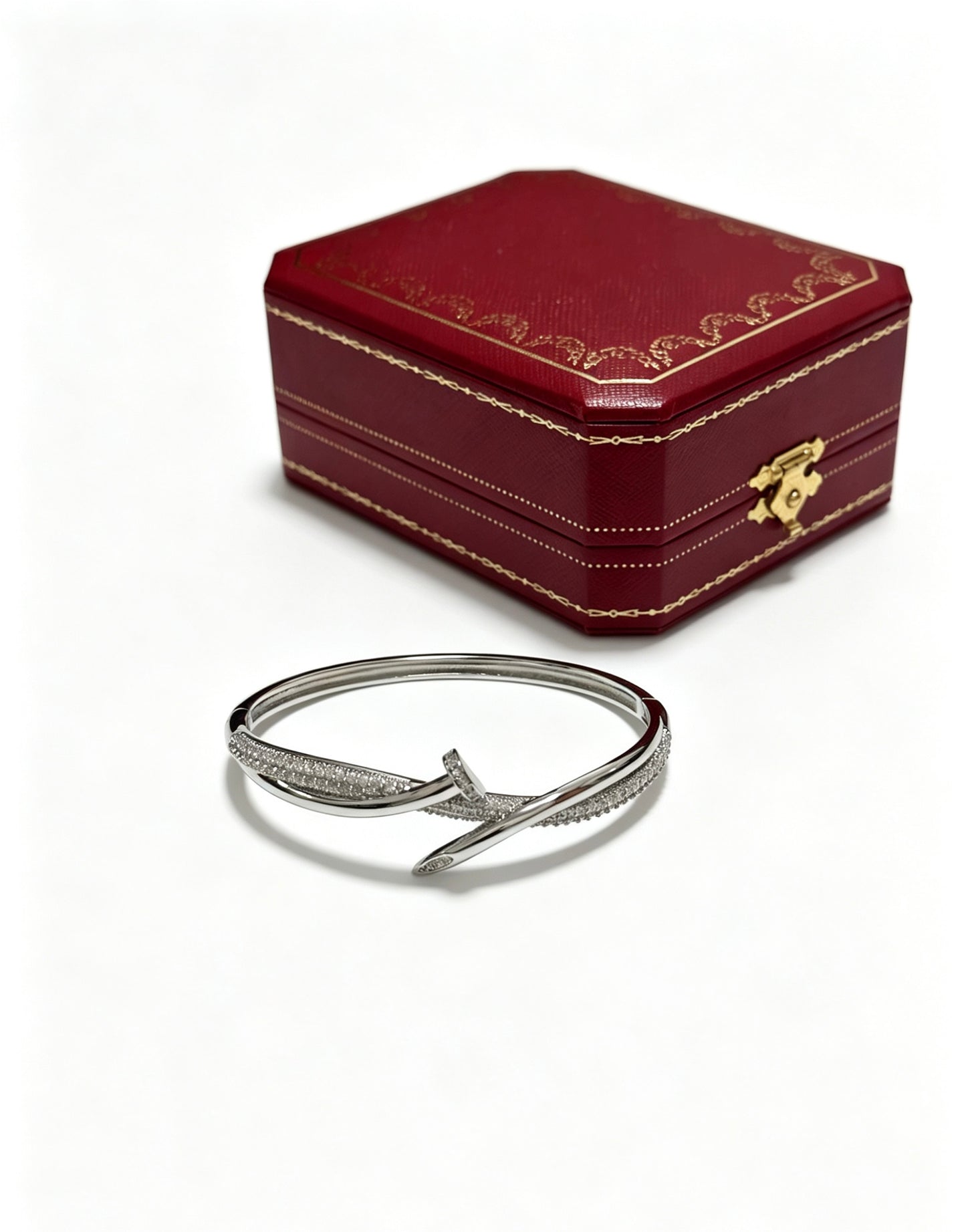 Sculptural Statement Bracelet in Gold-Tone – Design 17 main product view