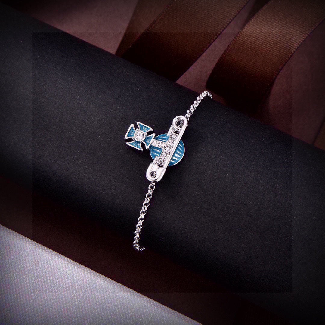 Orb Bracelet in Polished Metal-Tone – Design 005 detail view