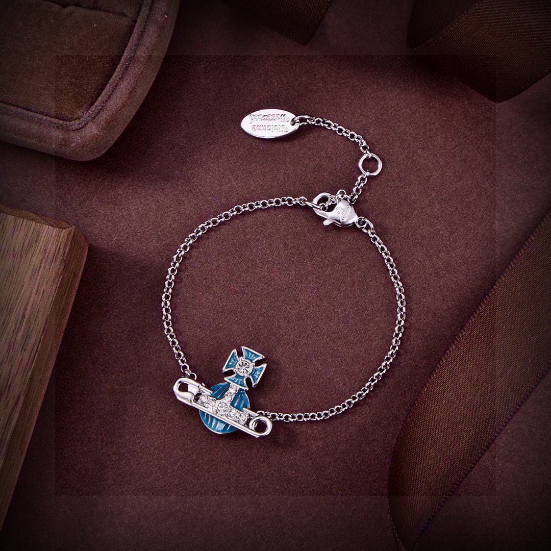 Orb Bracelet in Polished Metal-Tone – Design 005 close-up detail