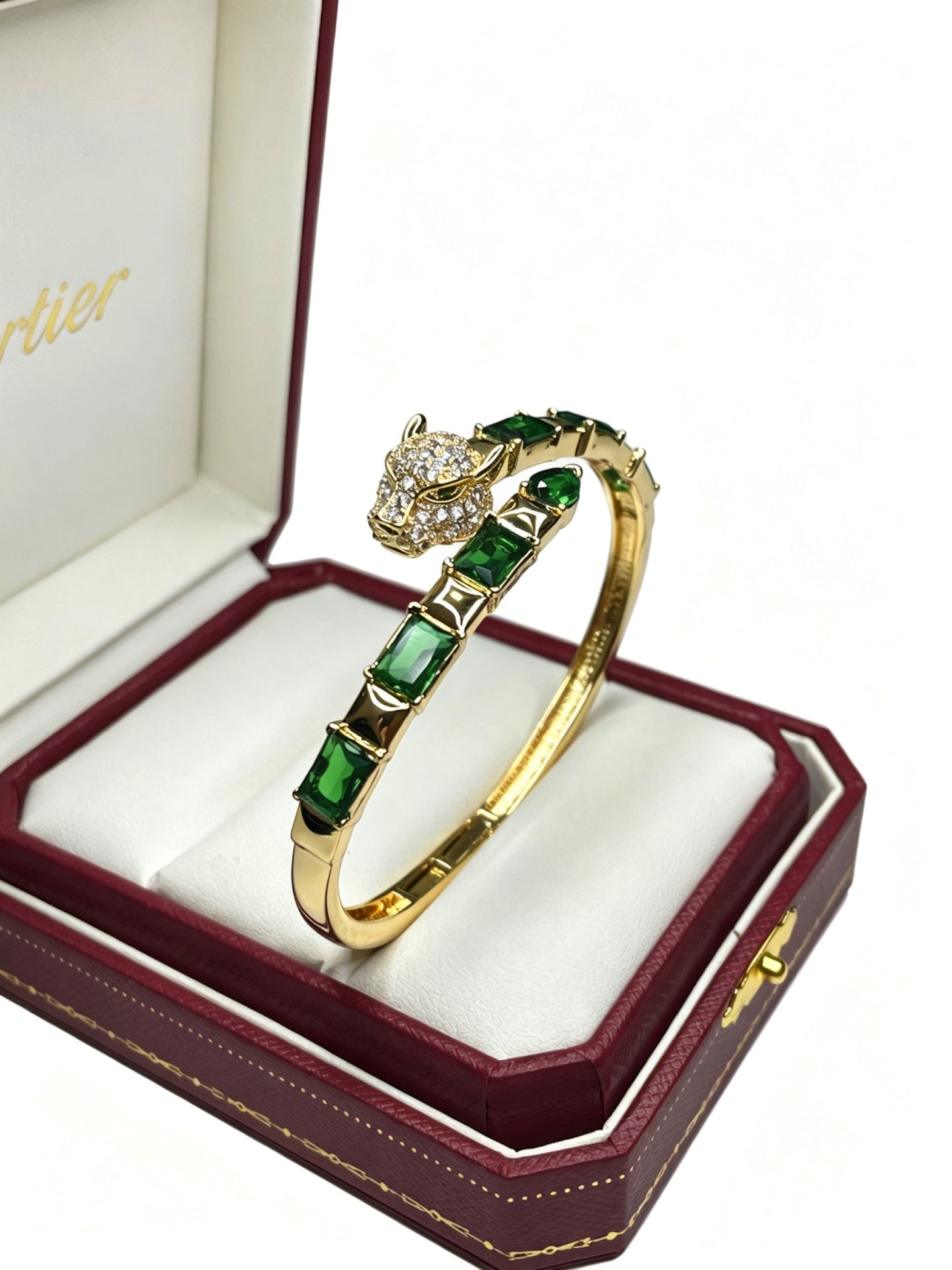 Sculptural Statement Bracelet in Gold-Tone – Design 08 main product view