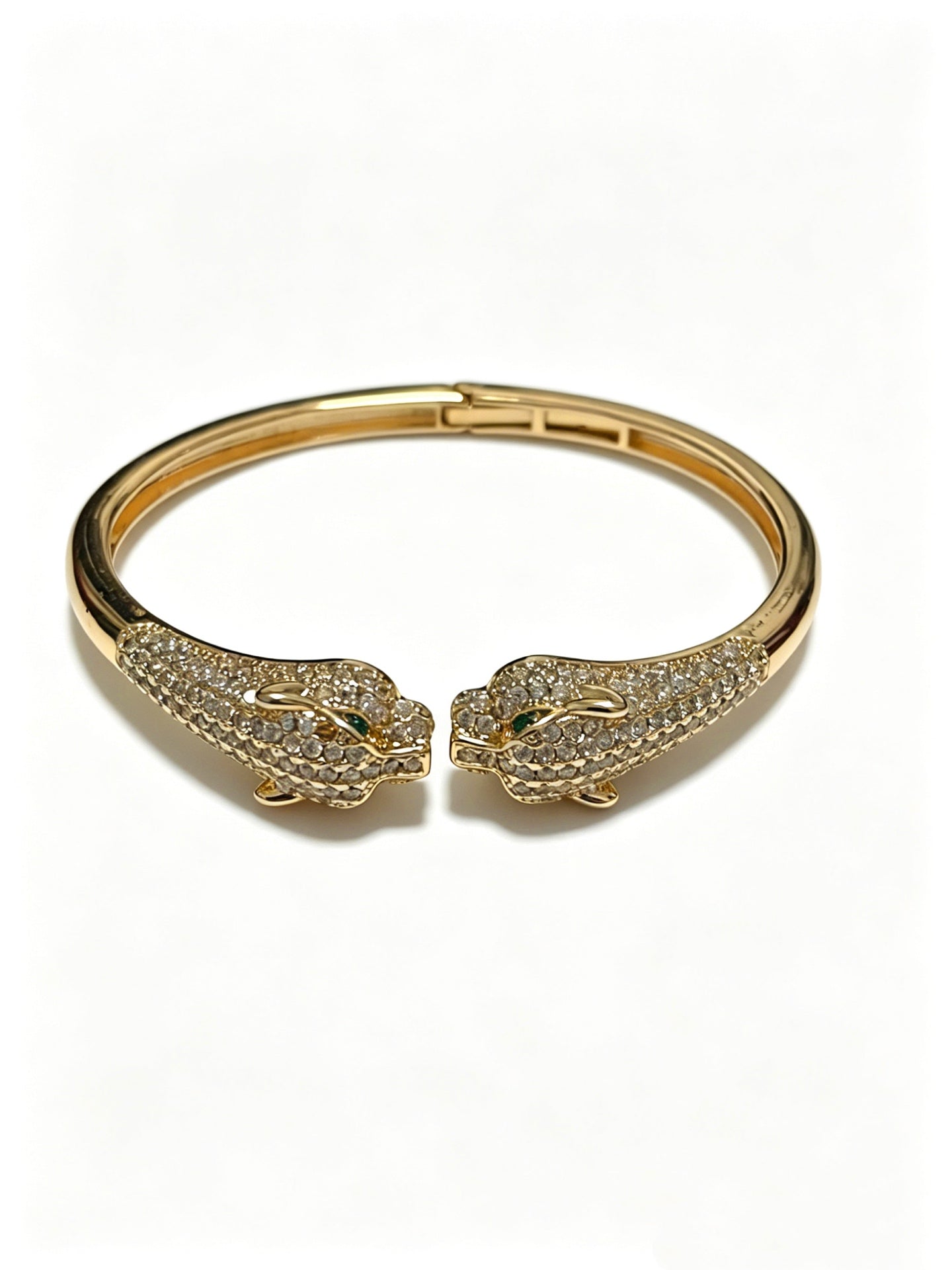 Sculptural Statement Bracelet in Gold-Tone – Design 06 main product view