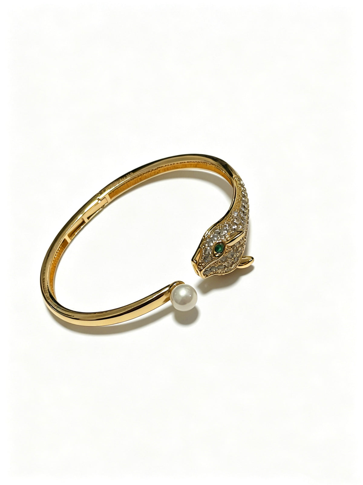 Sculptural Statement Bracelet in Gold-Tone – Design 03 main product view