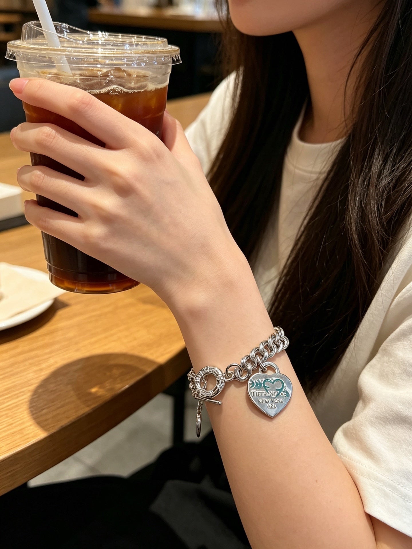Signature Motif Bracelet in Silver-Tone – Vintage Detail – Design 10 main product view