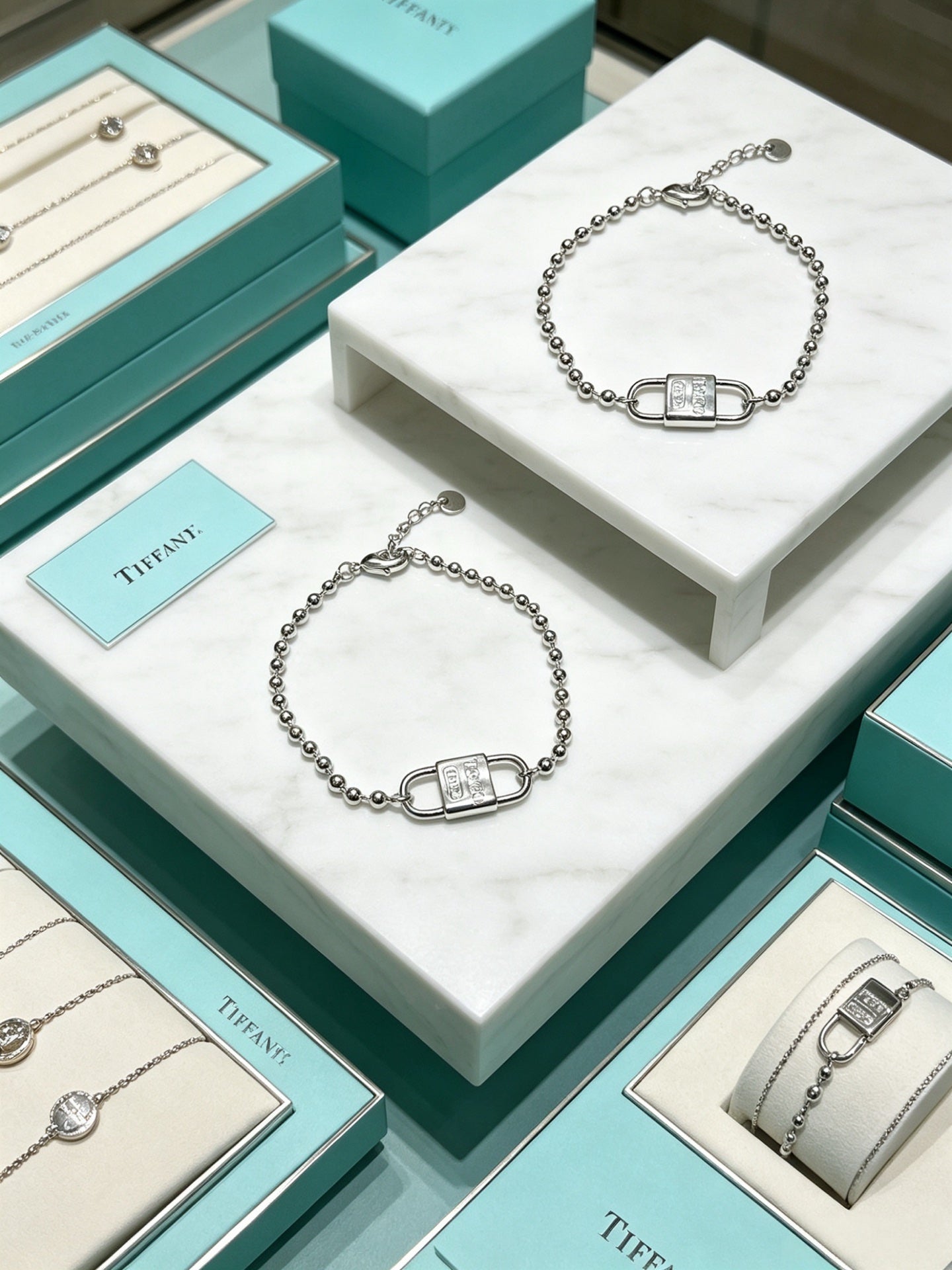 Signature Motif Bracelet in Silver-Tone – Vintage Detail – Design 04 styled product view