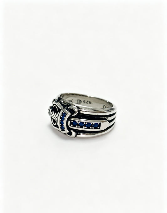Cross Statement Ring in Metal-Tone – Design 09 main product view