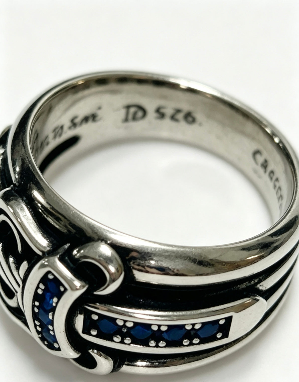 Cross Statement Ring in Metal-Tone – Design 09 side detail