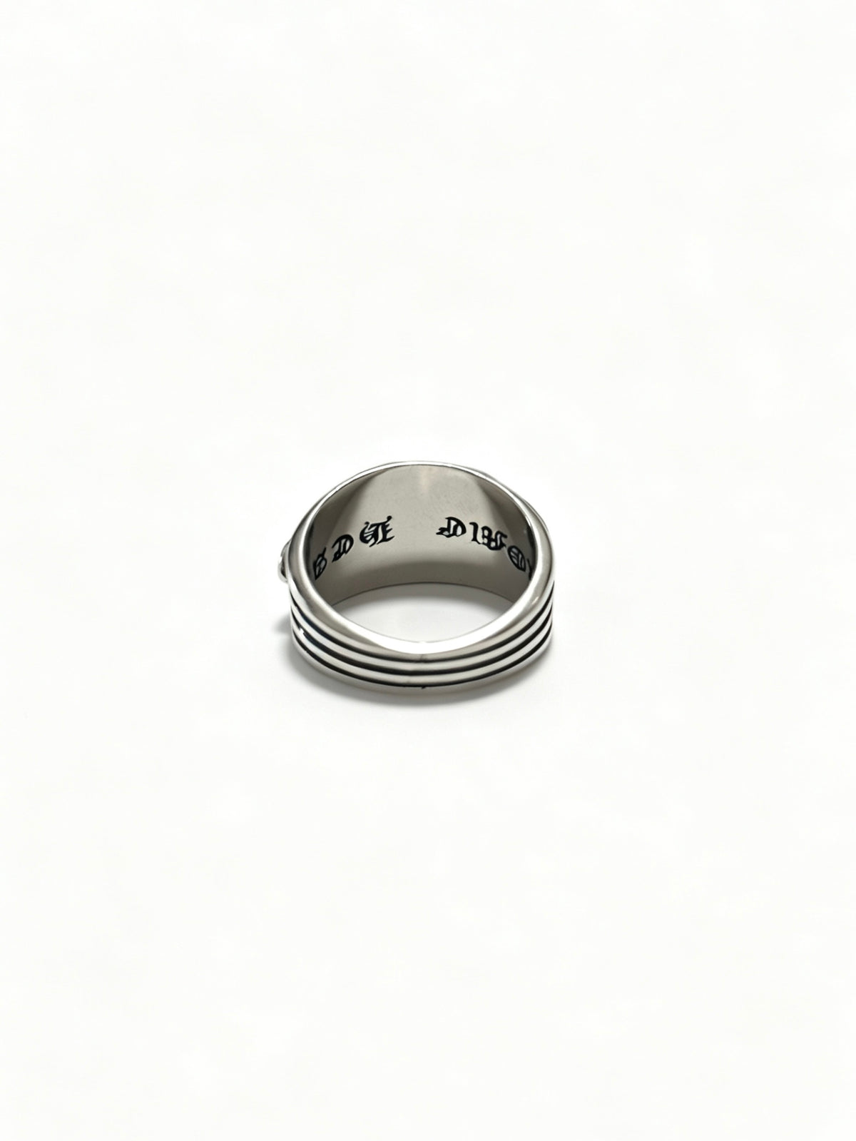 Cross Statement Ring in Metal-Tone – Design 07 side detail