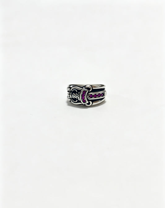 Cross Statement Ring in Metal-Tone – Design 07 main product view