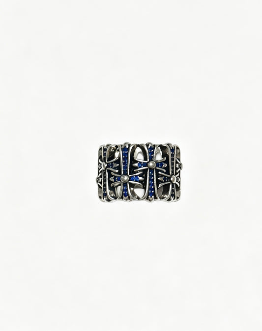 Cross Statement Ring in Metal-Tone – Design 04 main product view