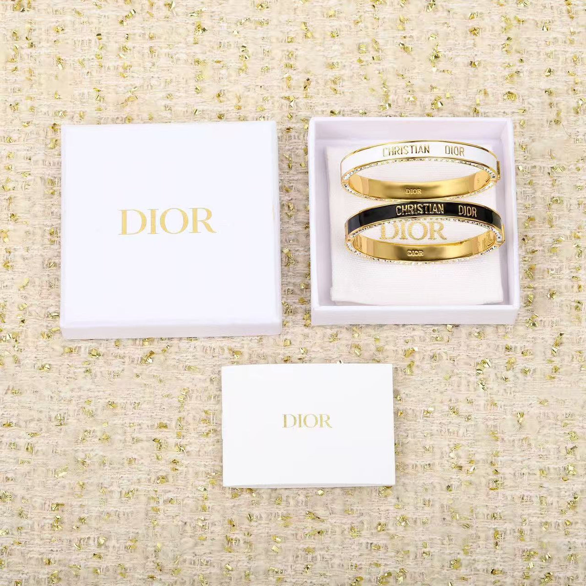 Graphic Letter Motif Statement Bracelet in Silver-Tone – Design 001 close-up detail
