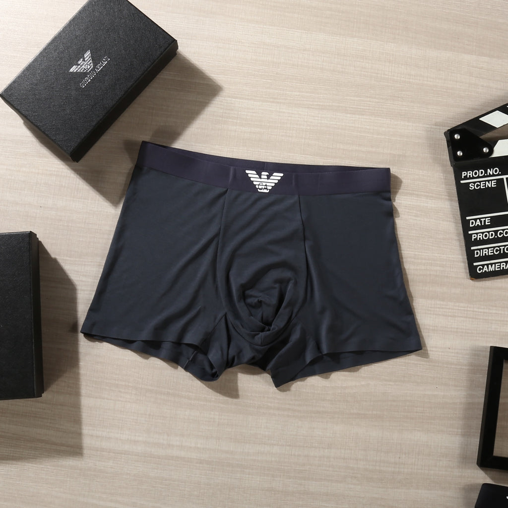 Armani Logo Waistbands Men's Boxer Briefs - 3-Piece Box