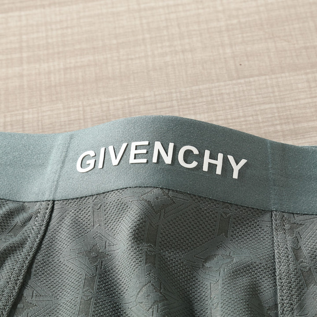 Givenchy Contrast Logo Waistbands Men's Boxer Briefs - 3-Piece Box