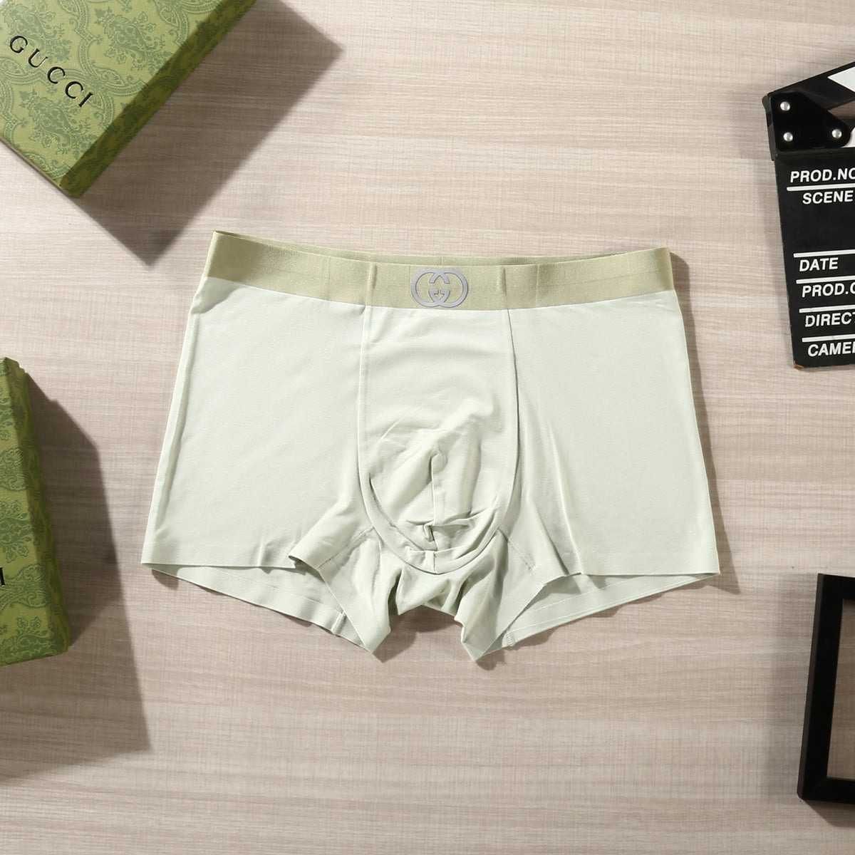 Gucci Contrast Logo Waistbands Men's Boxer Briefs - 3-Piece Box