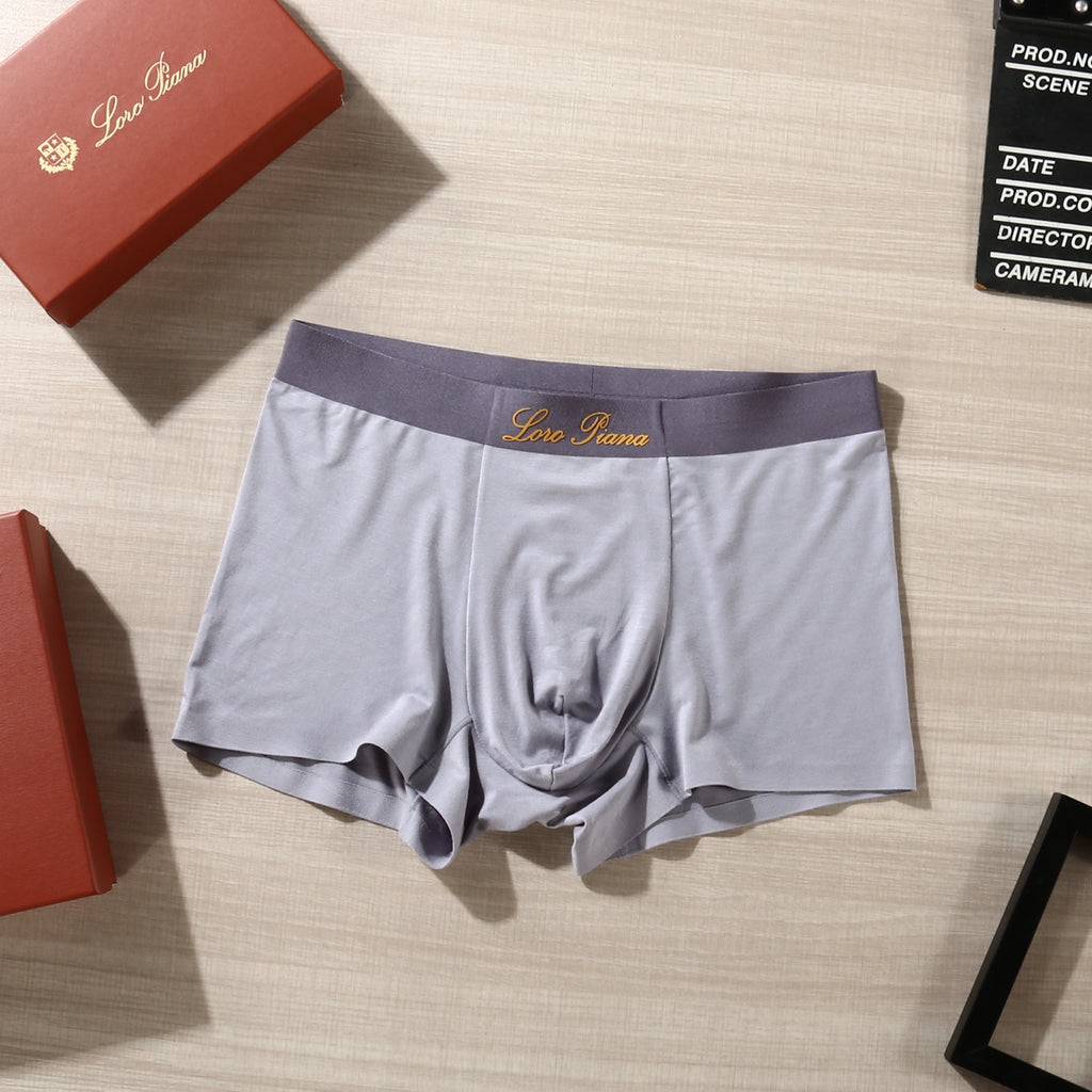 Loro Piana Script Details Men's Boxer Briefs - 3-Piece Box