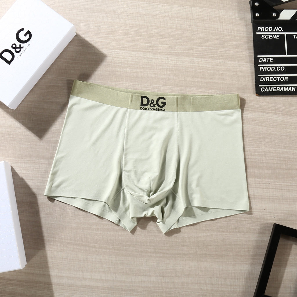 Dolce & Gabbana Contrast Logo Waistbands Men's Boxer Briefs - 3-Piece Box