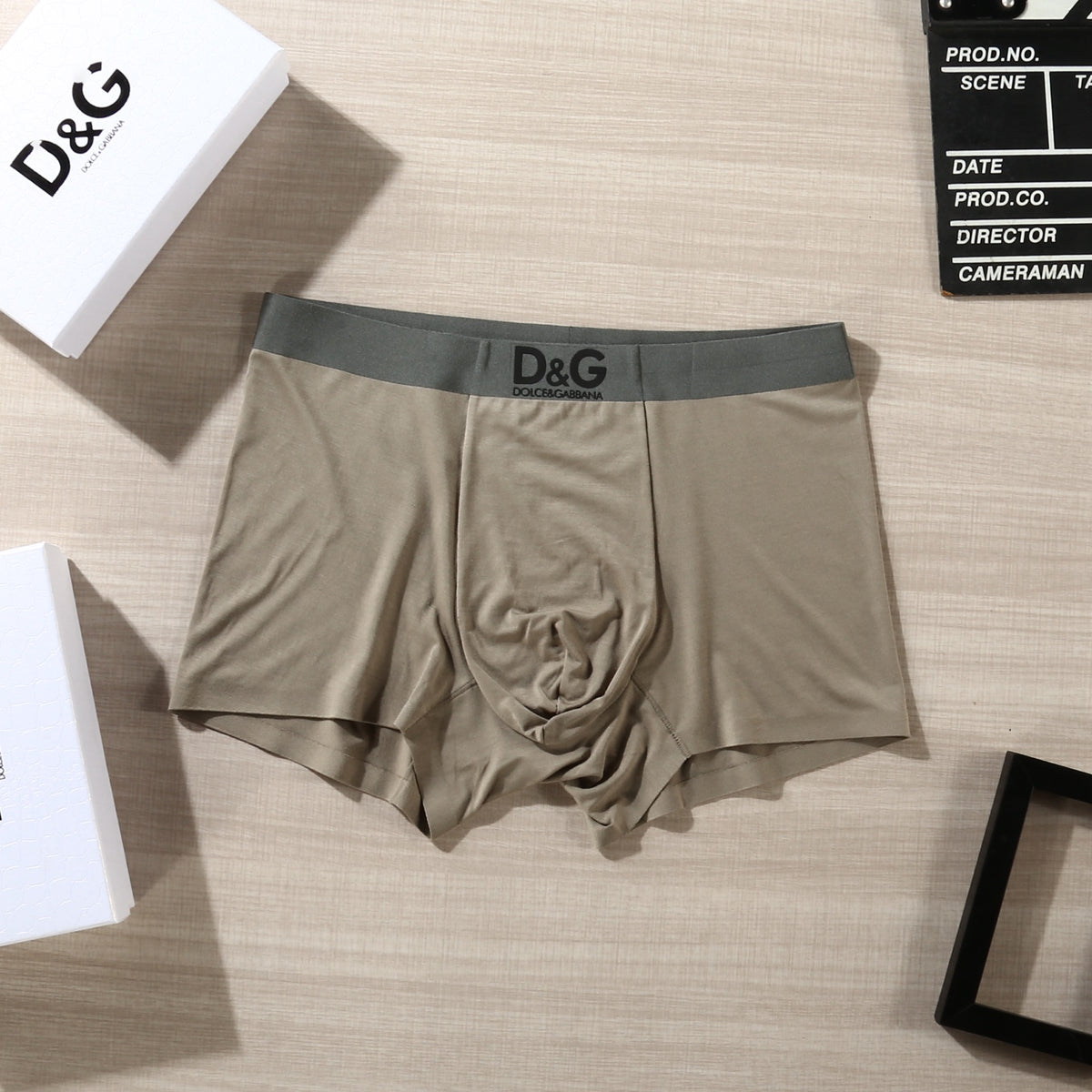 Dolce & Gabbana Logo Waistbands Men's Boxer Briefs - 3-Piece Box