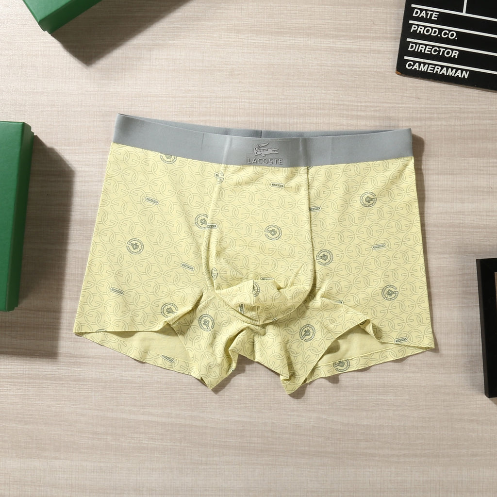 Lacoste Small Crocodile Details Men's Boxer Briefs - 3-Piece Box