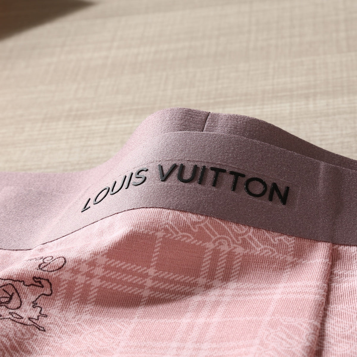 Louis Vuitton Checker-Pattern Boxer Briefs In Black, White And Men's Boxer Briefs - 3-Piece Box