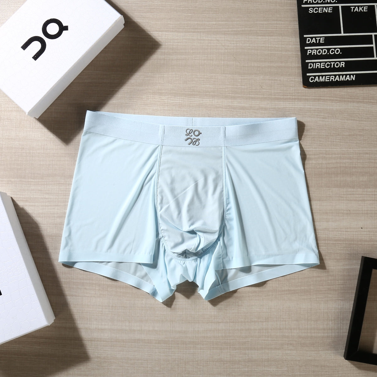 On Clean Logo Waistbands Men's Boxer Briefs - 3-Piece Box