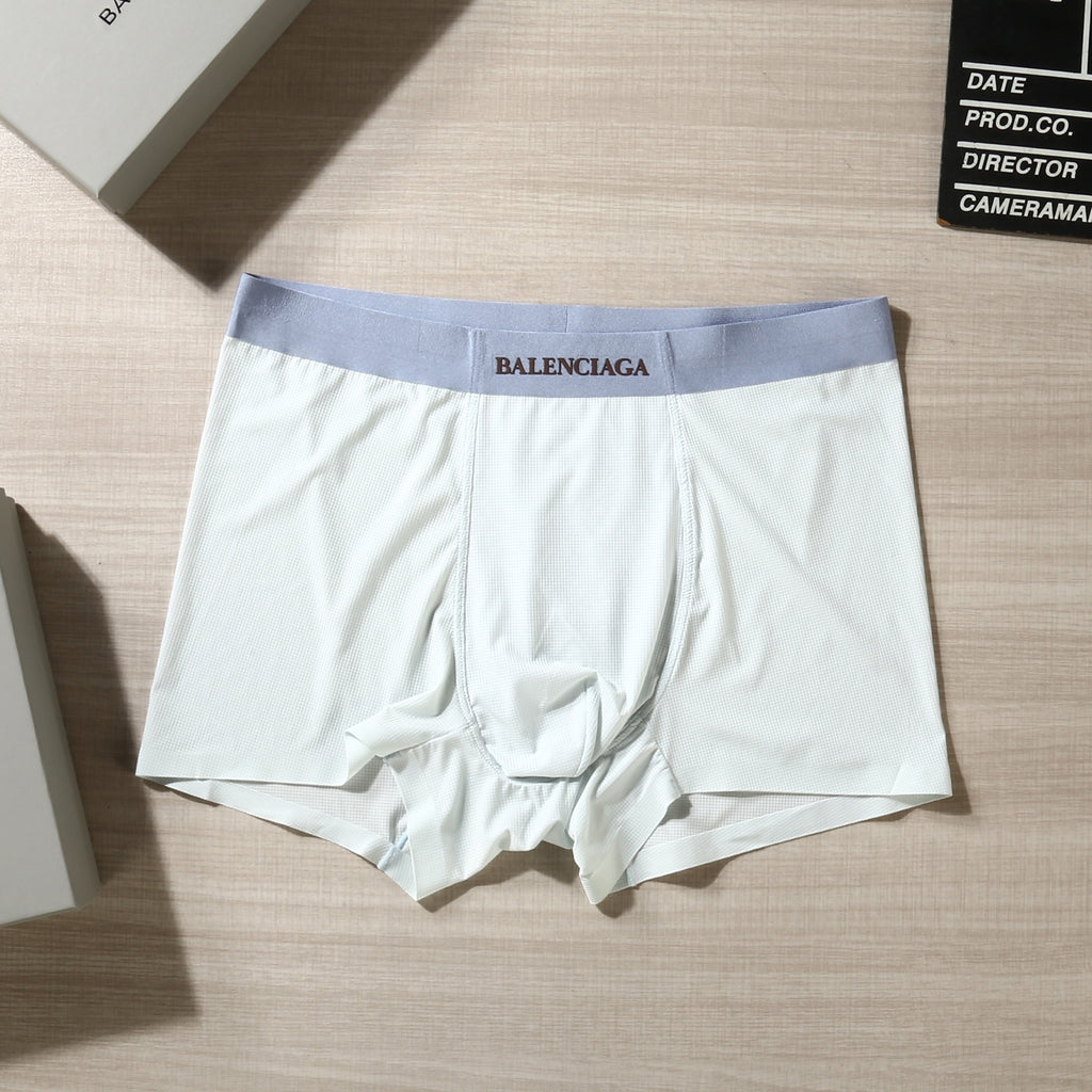 Balenciaga Contrast Wordmarks Men's Boxer Briefs - 3-Piece Box