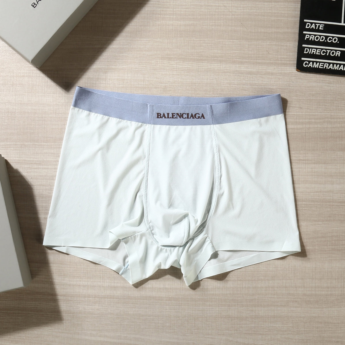 Balenciaga Contrast Wordmarks Men's Boxer Briefs - 3-Piece Box
