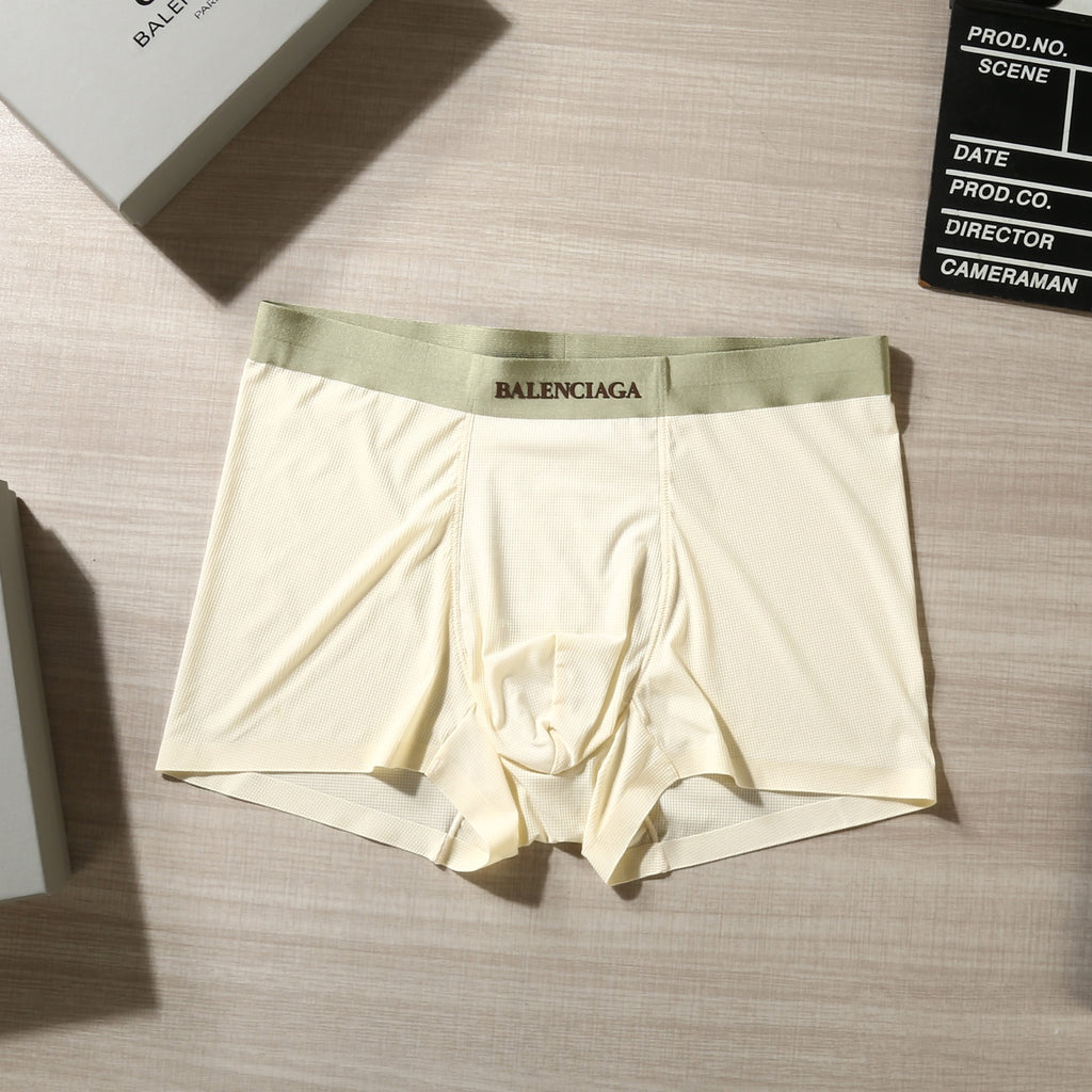 Balenciaga Contrast Wordmarks Men's Boxer Briefs - 3-Piece Box