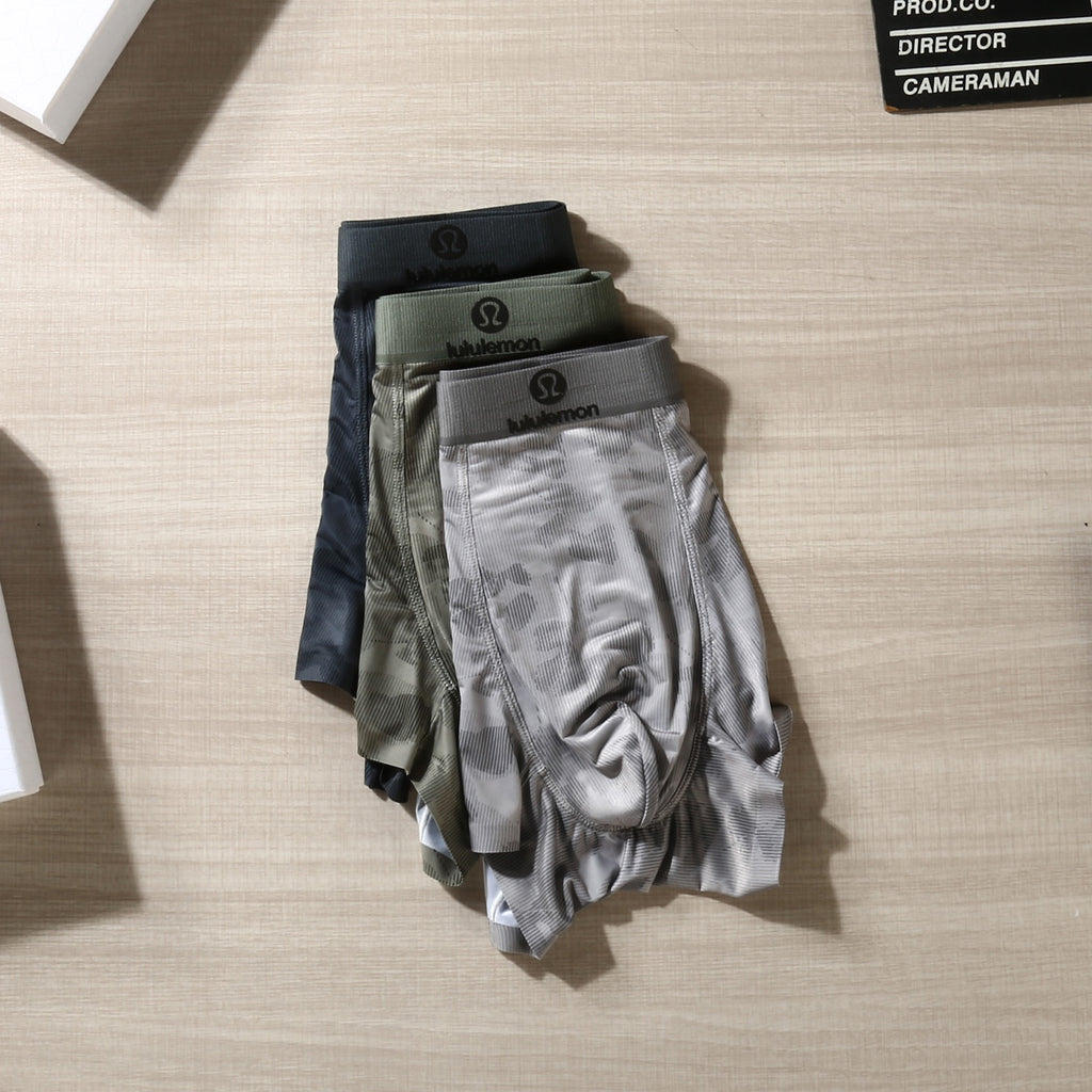 Lululemon Tonal Logo Waistbands Men's Boxer Briefs - 3-Piece Box