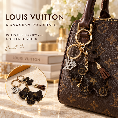 Louis Vuitton bag motif keychain Design 040 lifestyle featured image