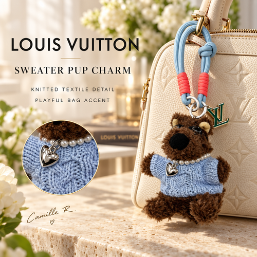 Louis Vuitton bag motif keychain Design 042 lifestyle featured image