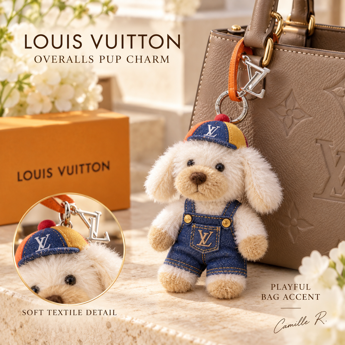 Louis Vuitton bag motif keychain Design 046 lifestyle featured image