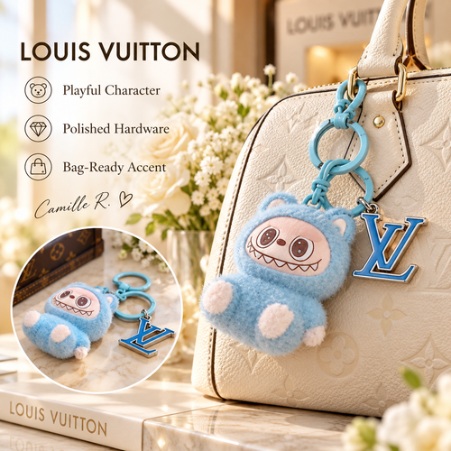 Louis Vuitton bag motif keychain Design 050 lifestyle featured image