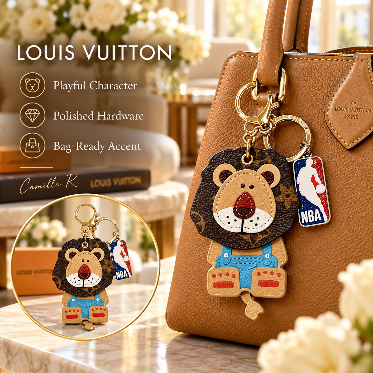 Louis Vuitton bag motif keychain Design 055 lifestyle featured image