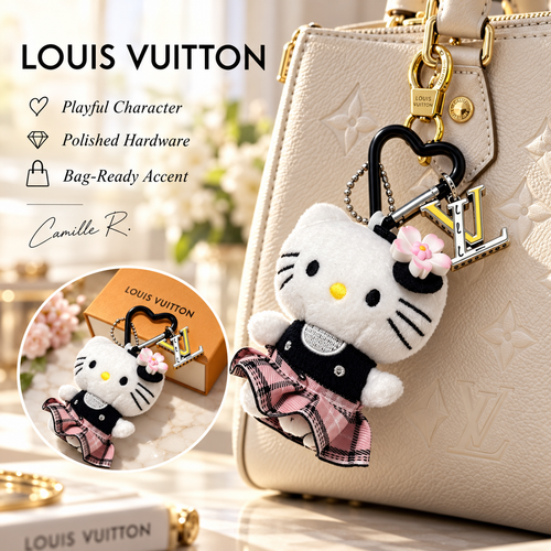 Louis Vuitton bag motif keychain Design 065 lifestyle featured image
