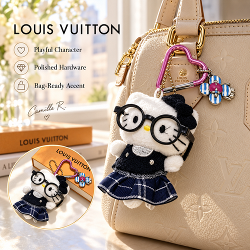 Louis Vuitton bag motif keychain Design 066 lifestyle featured image