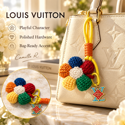 Louis Vuitton bag motif keychain Design 069 lifestyle featured image
