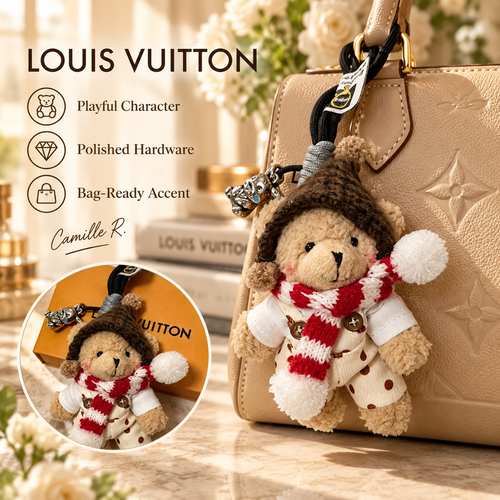 Louis Vuitton bag motif keychain Design 071 lifestyle featured image