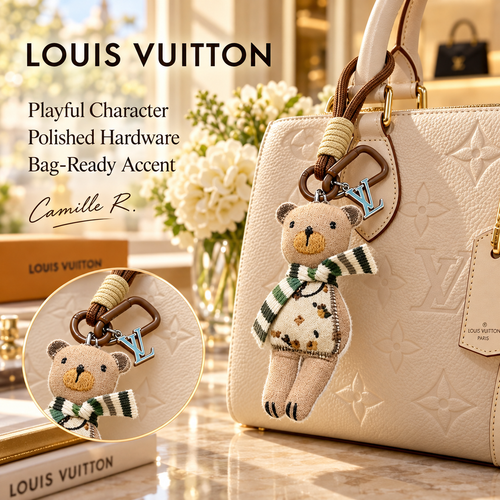 Louis Vuitton bag motif keychain Design 074 lifestyle featured image